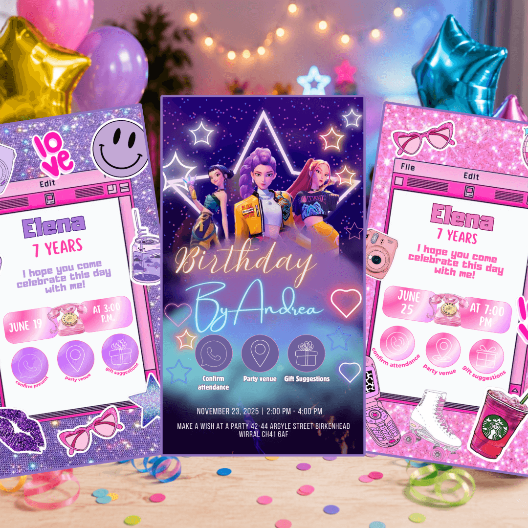 300+ Interactive Invitation Templates | Editable Canva Digital Invitations