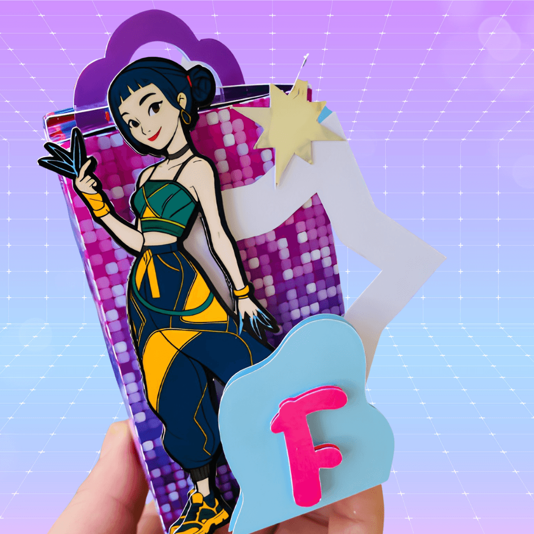 KPop Demon Hunters Party Favor Boxes | 5 Printable Candy Boxes | Birthday Party Favors - Image 3