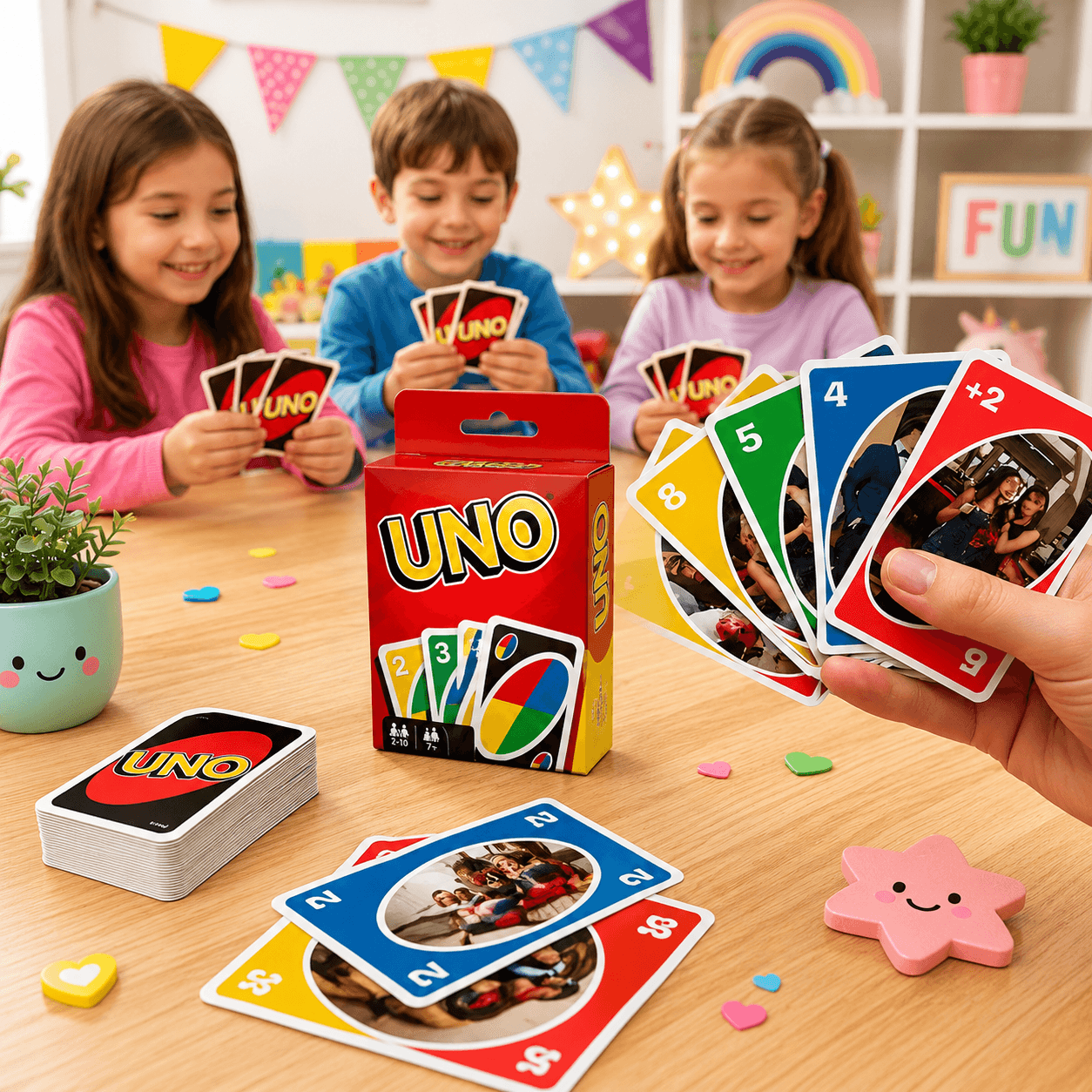 UNO Card Game Template | Editable Canva Printable Game + Box - Image 3