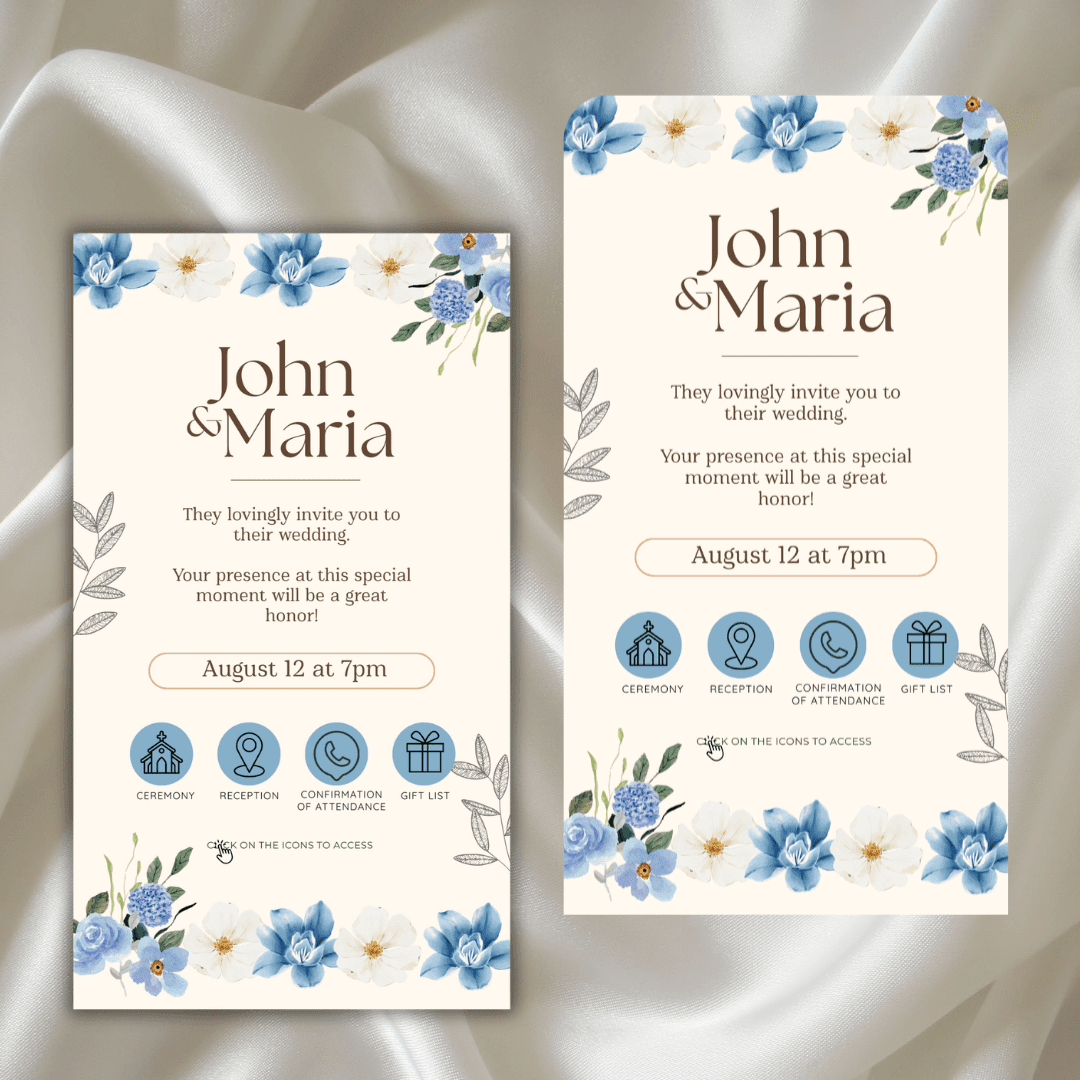 170+ Interactive Wedding Invitation Templates | Editable in Canva - Image 2