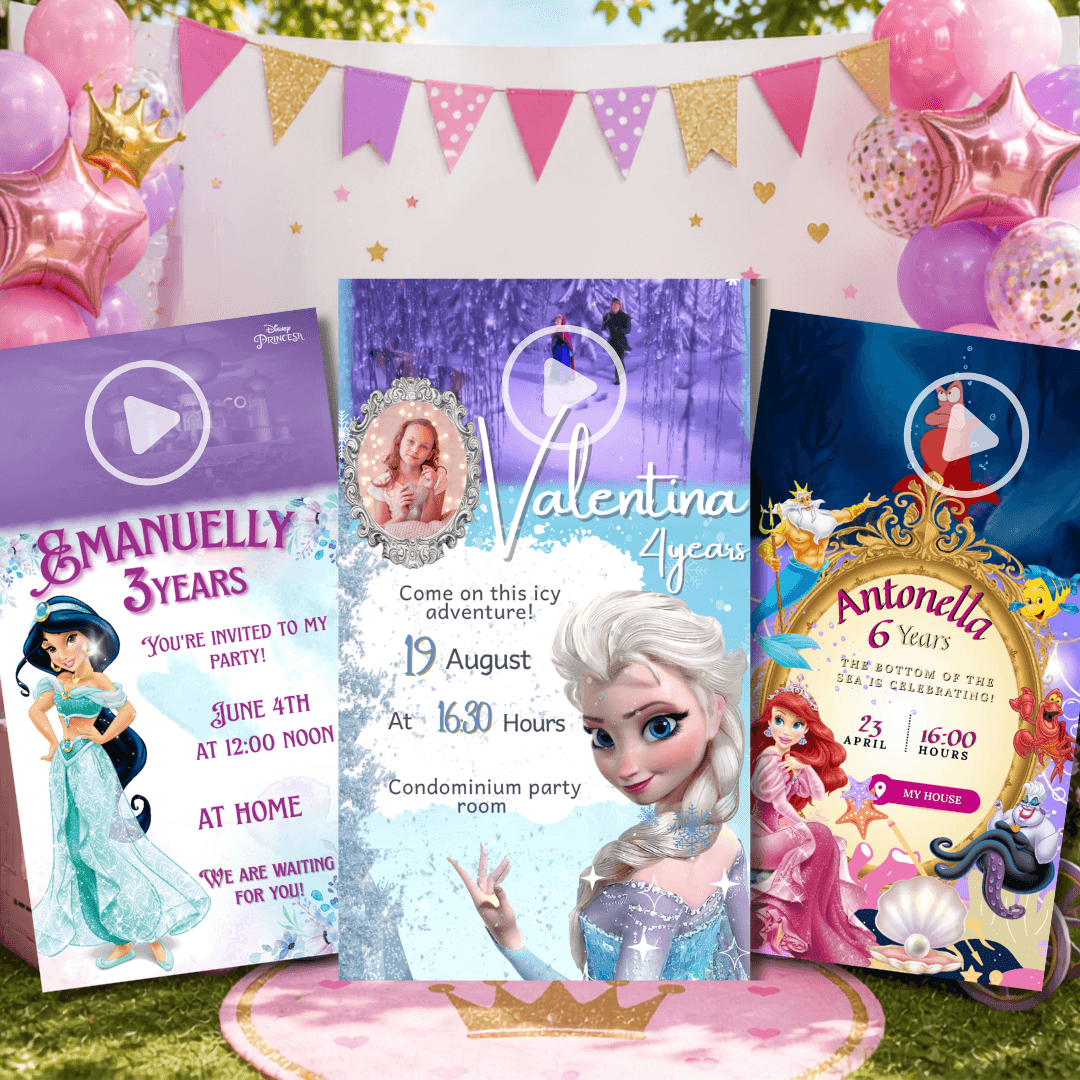 250+ Video Invitation Templates | Editable in Canva - Image 4
