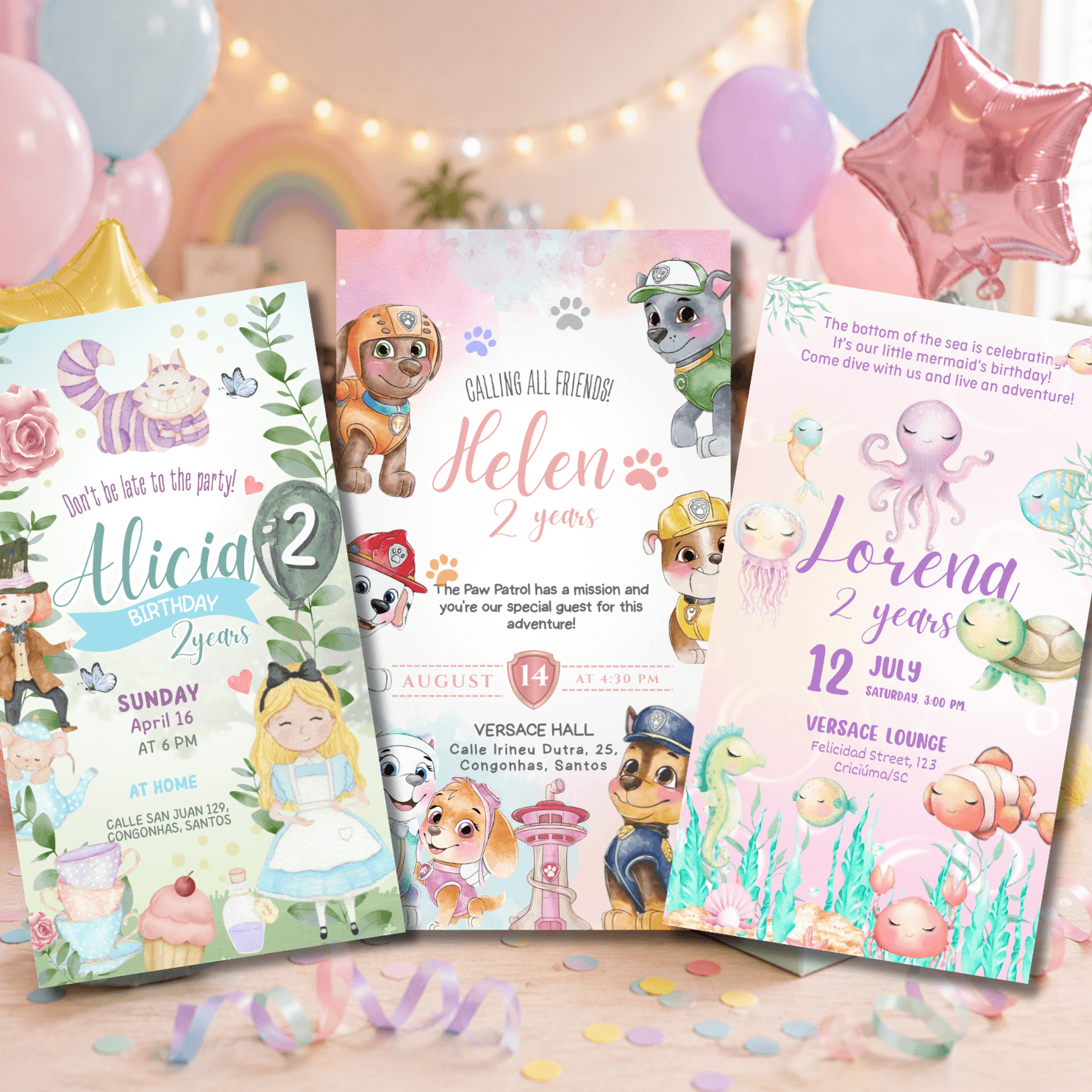500+ Digital Invitation Templates | Editable Canva Birthday Invitations - Image 4