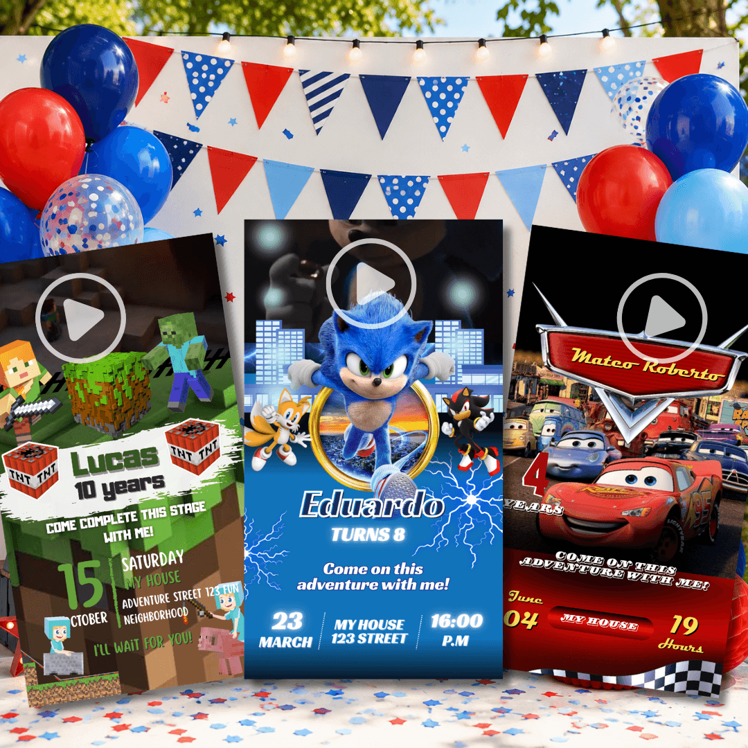 250+ Video Invitation Templates | Editable in Canva - Image 2