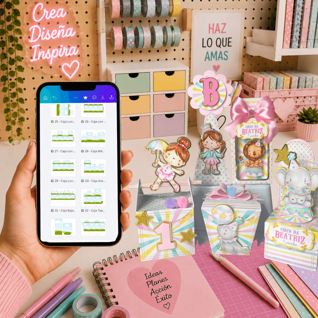 250+ Editable Canva Templates | Party Favor & Party Decoration Bundle - Image 4