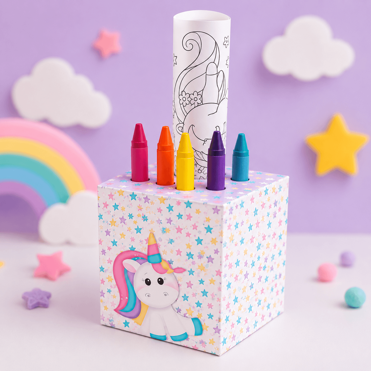 600+ Printable Crayon Holder Boxes | Cube Party Favors + PDF Bundle - Image 5