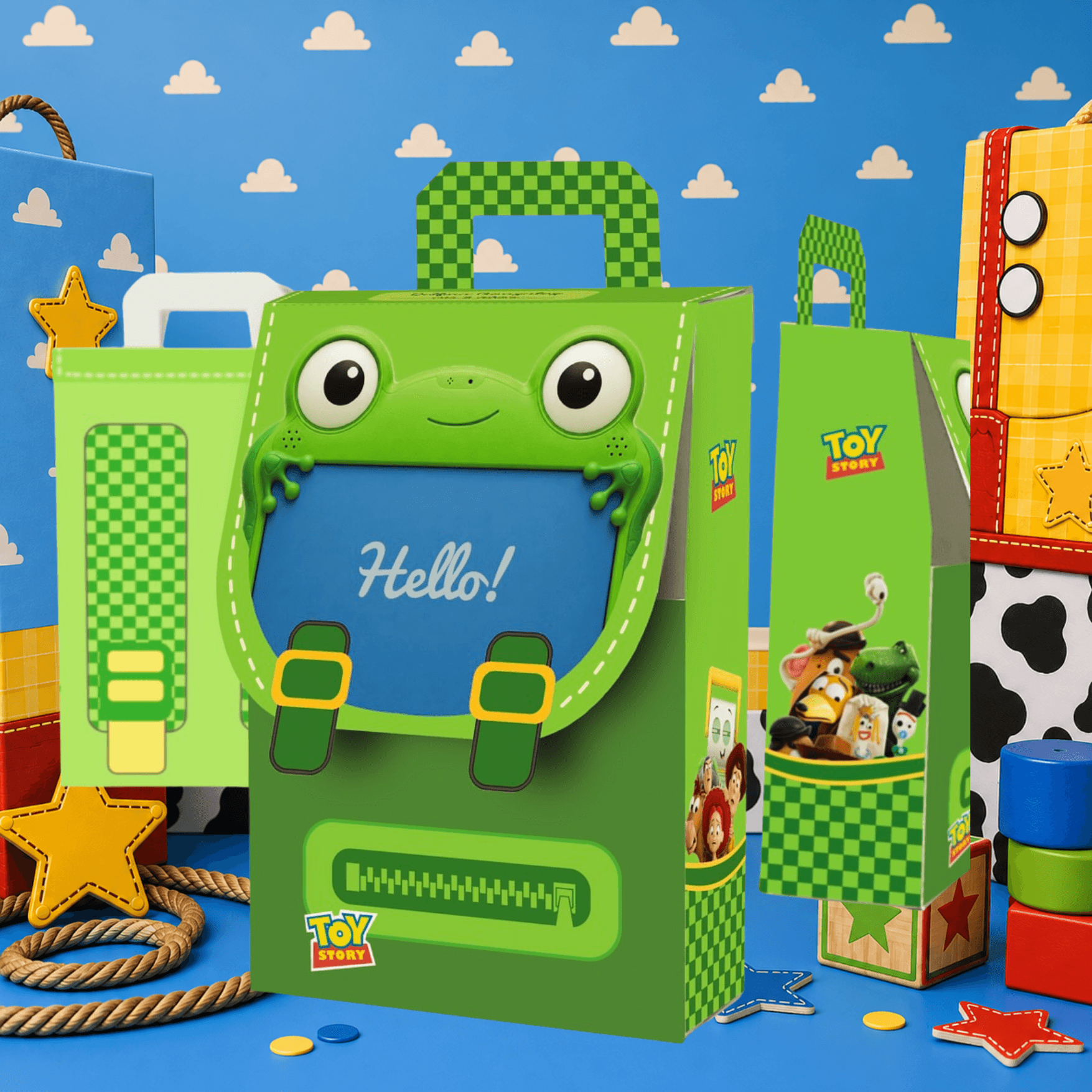 Printable Backpack Party Favor Box Template | Editable Canva & PDF | Candy Treat Box - Image 3