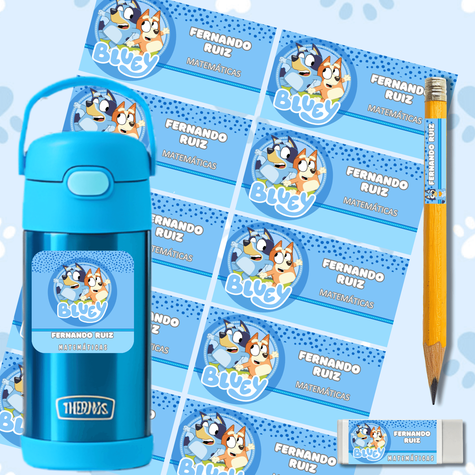 +1000 Etiquetas Escolares / Over 1000 School Labels