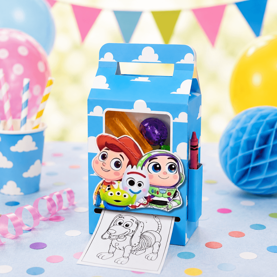 11 Plantillas de Cajas para Souvenirs 2 en 1 | Cajita para Dulces + Dibujos para Colorear | Canva