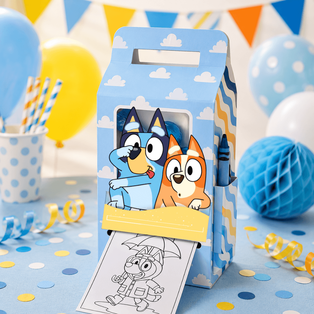 11 Plantillas de Cajas para Souvenirs 2 en 1 | Cajita para Dulces + Dibujos para Colorear | Canva - Imagen 5
