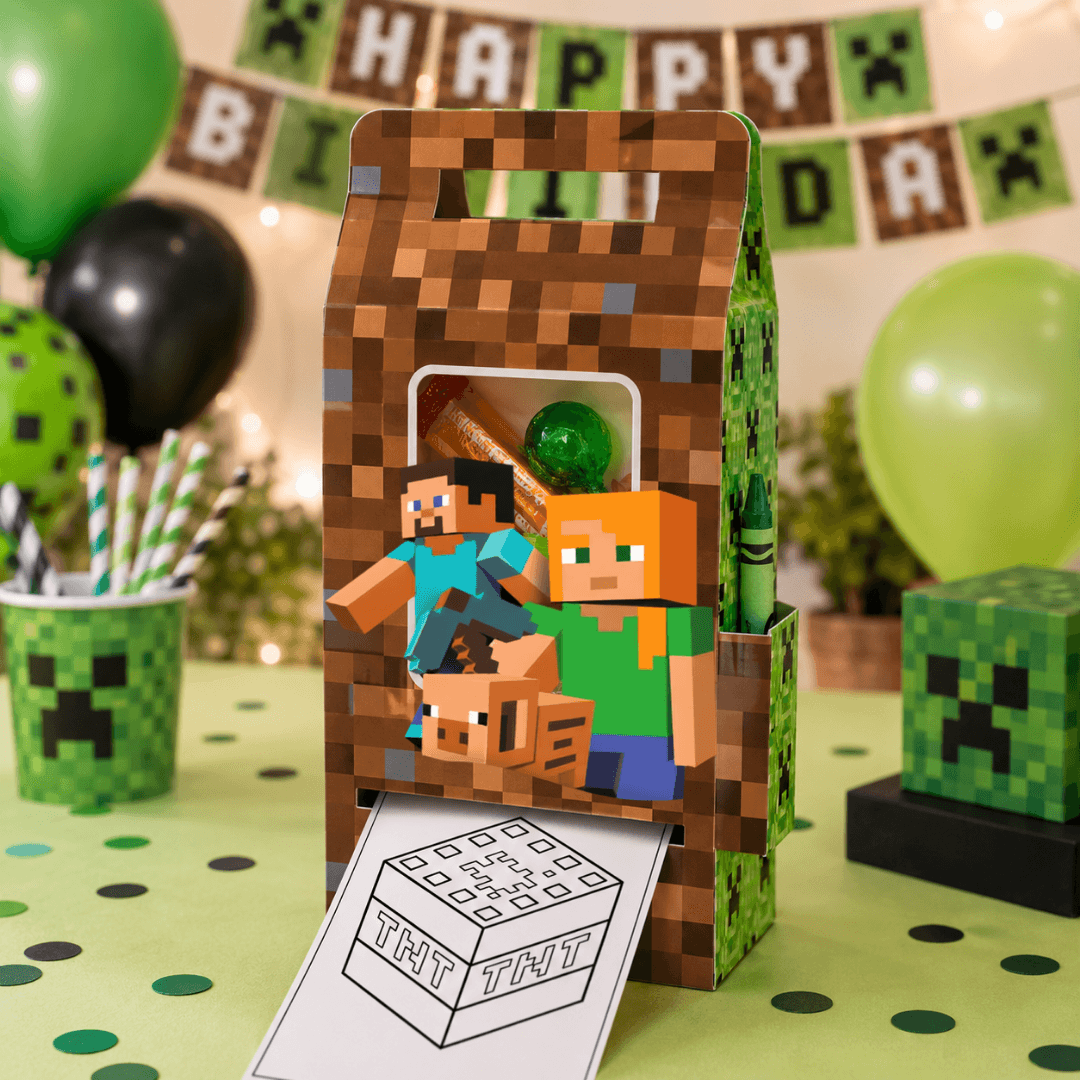 11 Plantillas de Cajas para Souvenirs 2 en 1 | Cajita para Dulces + Dibujos para Colorear | Canva - Imagen 4