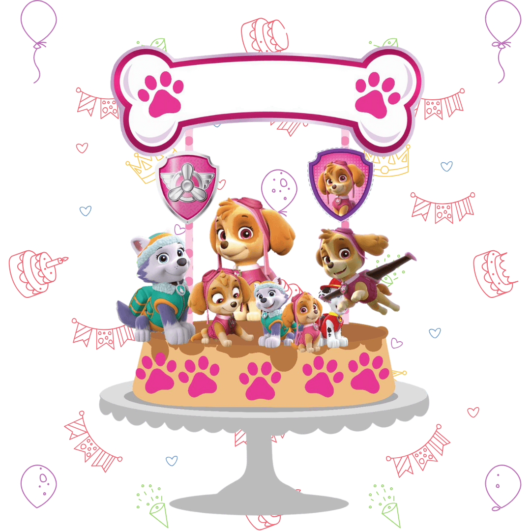 Cake Toppers Super Pack | Printable Birthday Party Templates Bundle - Image 3