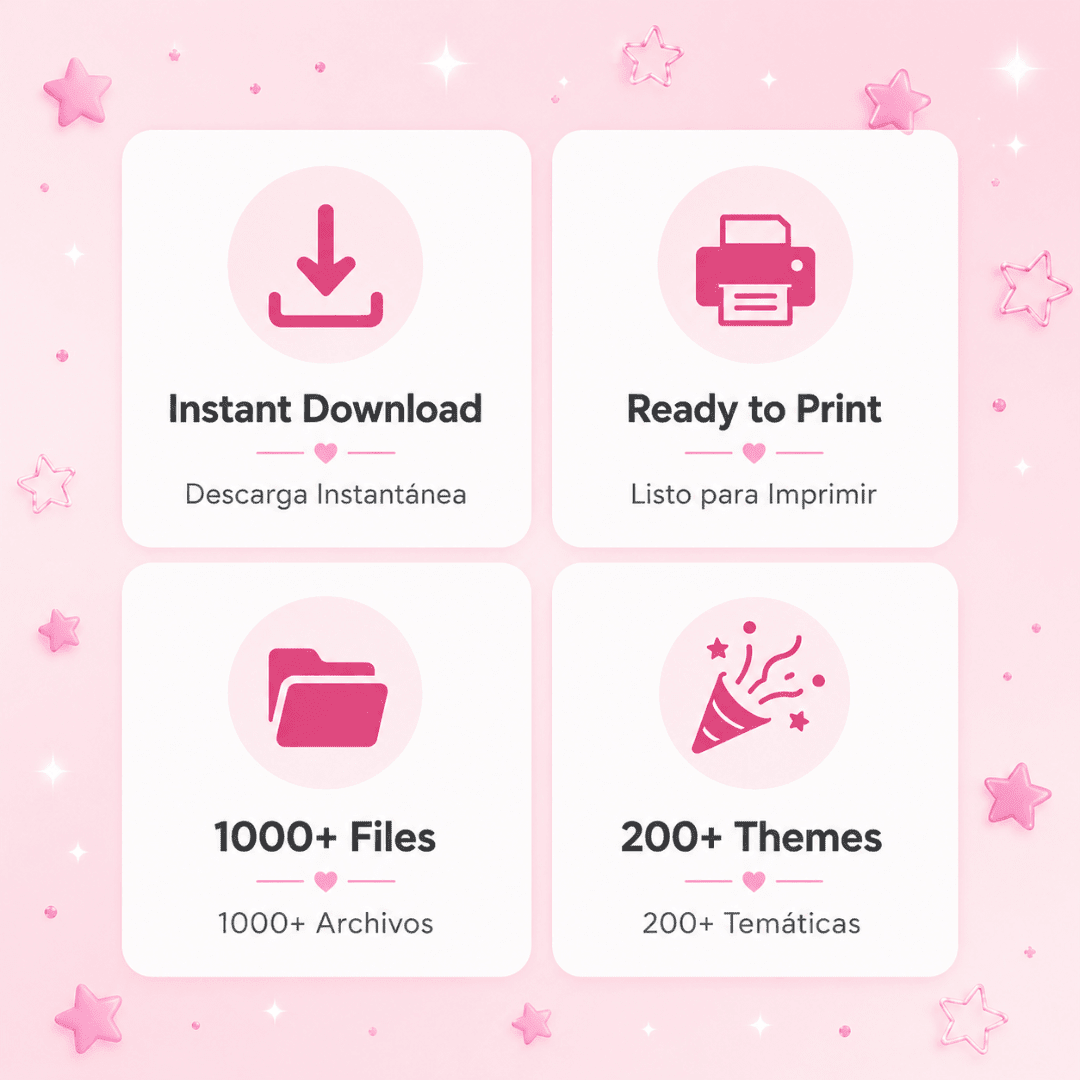 Over 1000 Ready-to-Print Party Favor Boxes | DIY Printable Bundle - Image 6