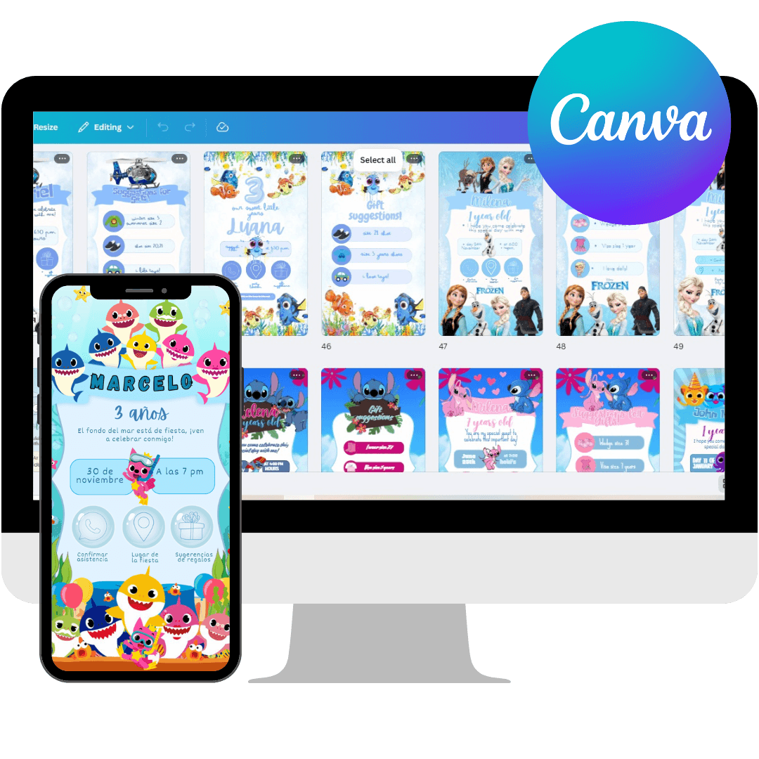 300+ Interactive Invitation Templates | Editable in Canva - Image 2