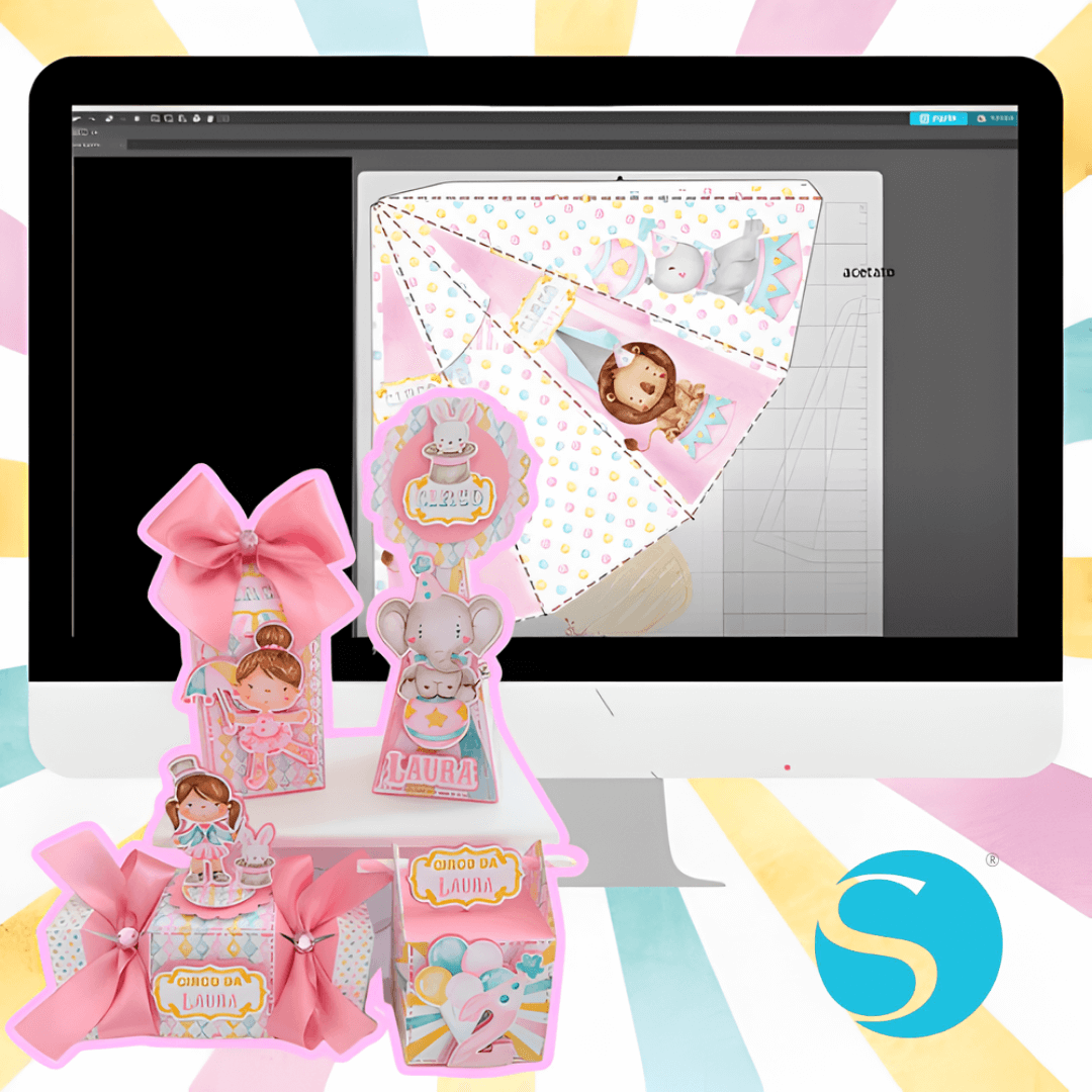 1200+ Silhouette Studio Templates | Party Favor Cut Files Bundle