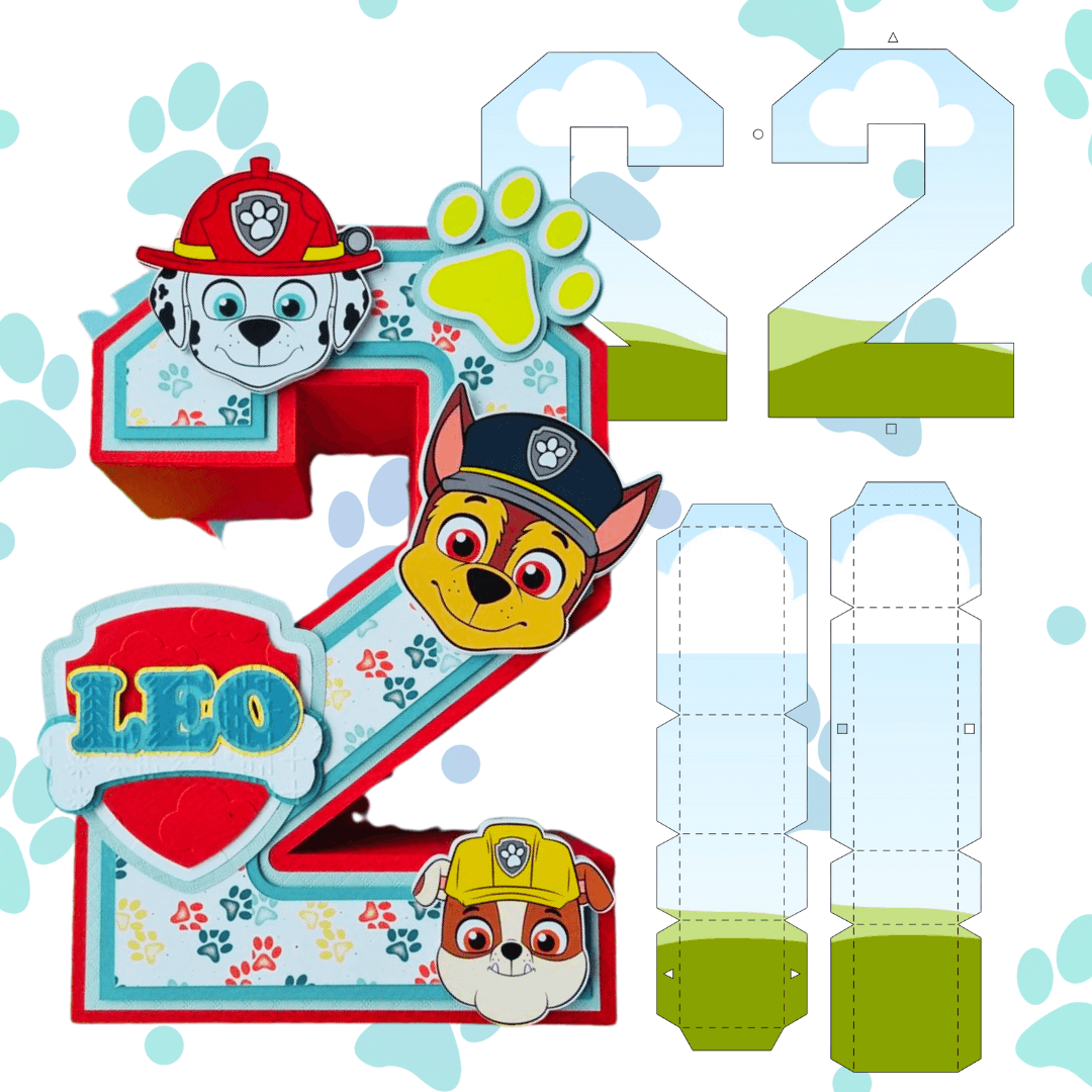 3D Letters & Numbers Templates | Editable Canva Alphabet for Party Decorations - Image 3